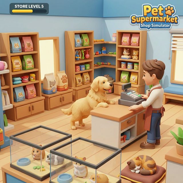 Pet Supermarket Shop Simulator